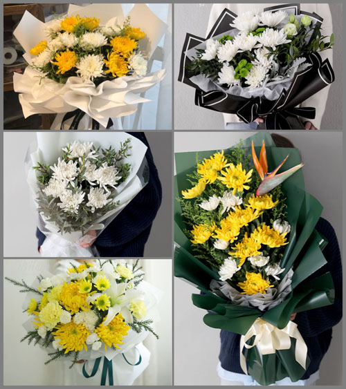 云南曲靖陆良县板桥镇左里堡村白事花束代送